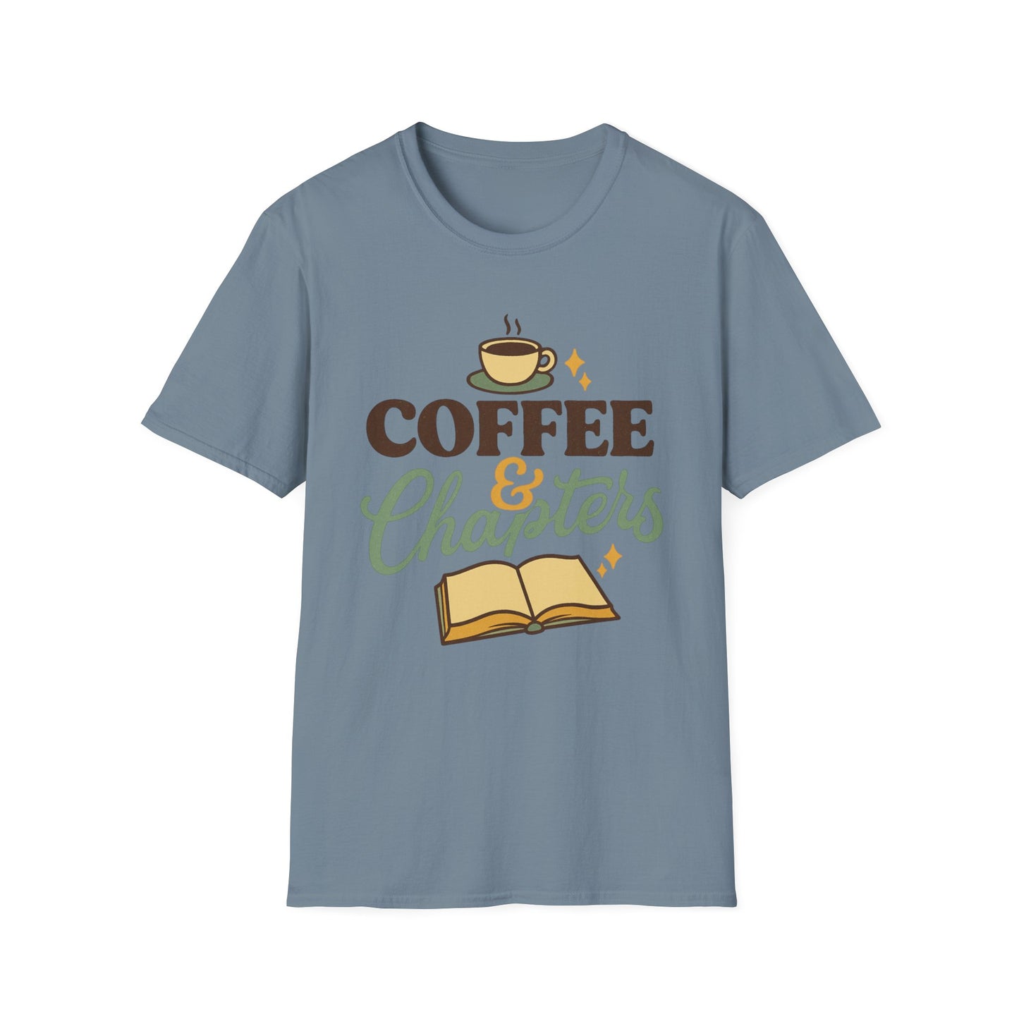 Coffee & Chapters -  Funny Coffee T-Shirt