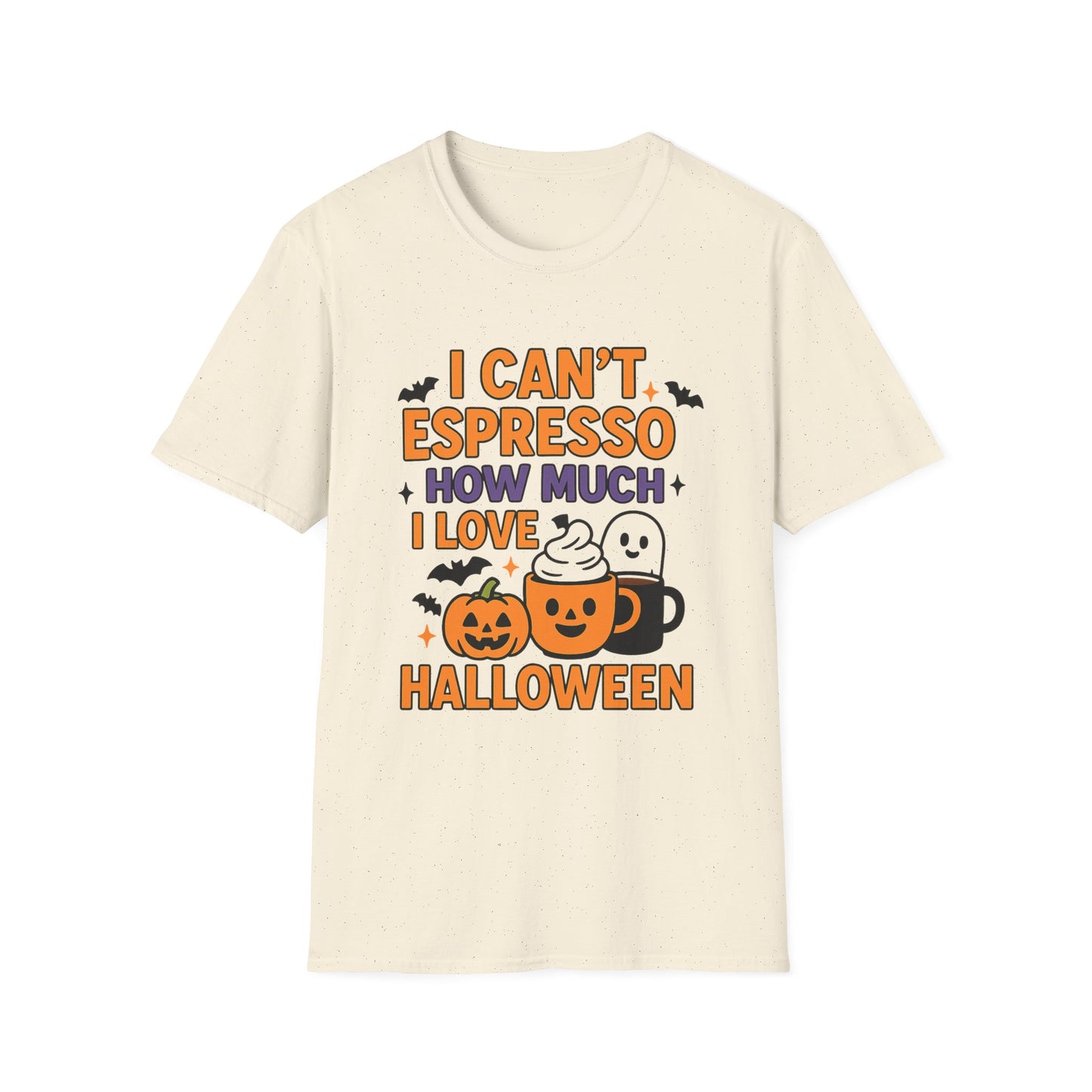 I Can’t Espresso How Much I Love Halloween -  Funny Coffee T-Shirt
