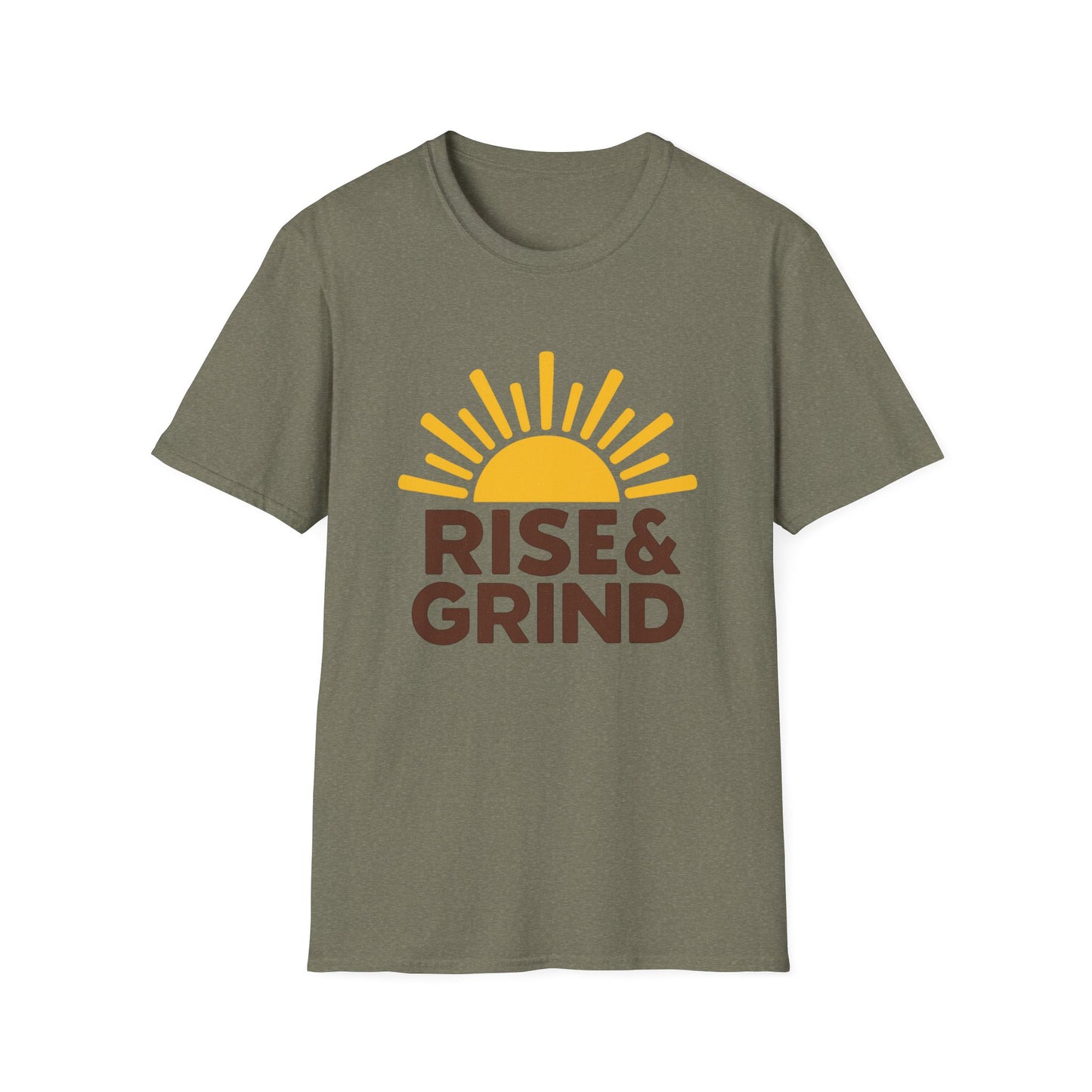 Rise & Grind -  Funny Coffee T-Shirt