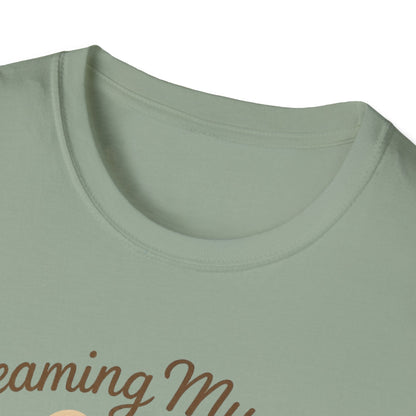 Steaming Mug In Hand -  Funny Coffee T-Shirt